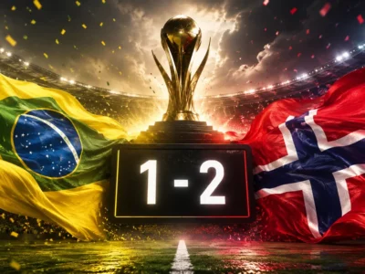 Brazil vs Norway World Cup 2026 featured image showing Norway’s 2-1 win over Brazil