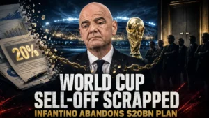 Gianni Infantino as FIFA scraps the proposed $20 billion World Cup commercial stake sale
